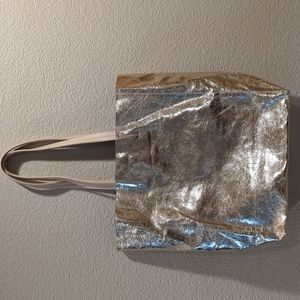 Prive by Sorial gold lamé tote